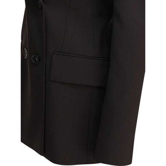 Max Mara Sportmax Double-Breasted Wool Blazer tag size 42 Women - Picture 4 of 4